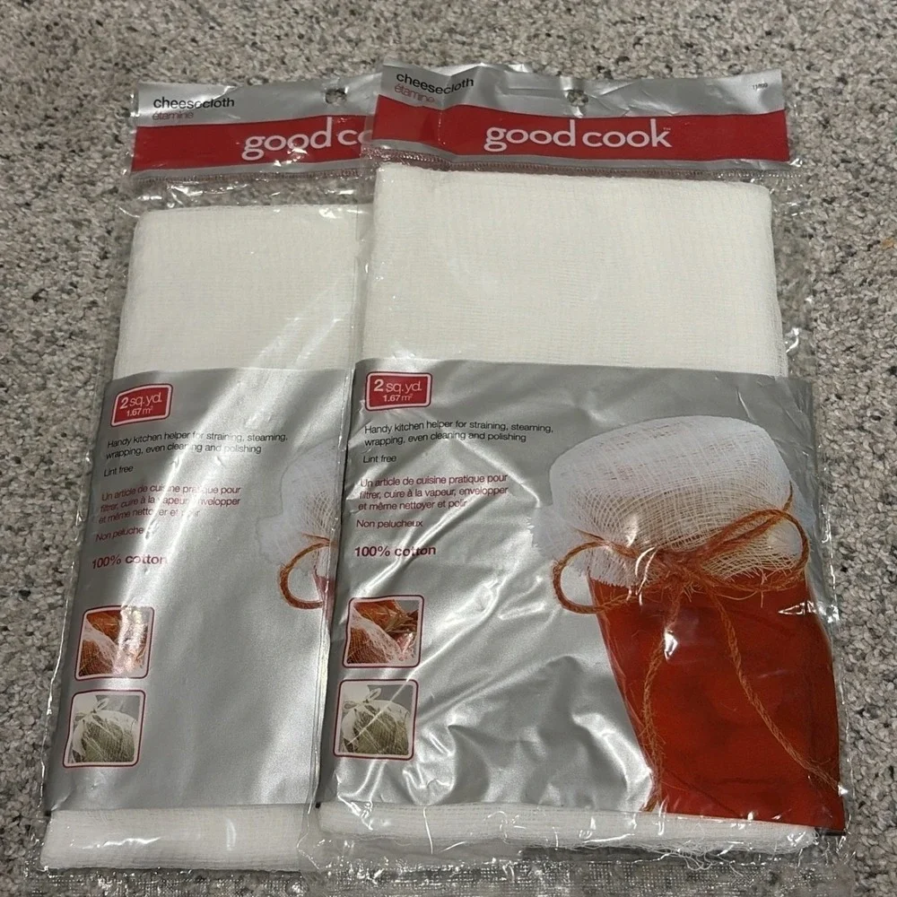 Goodcook 100% Cotton Cheesecloths 11899 (2) 076753118996 Cotton